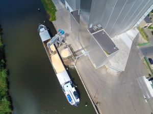 Luchtfoto van Rijnzate te Wageningen gemaakt met mijn drone. © Maarten Sprangh